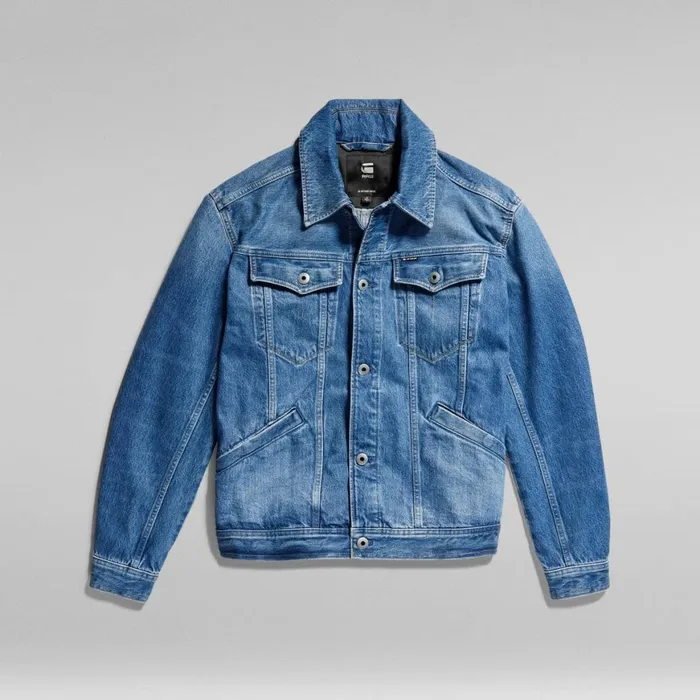 Denim Jackets MenWomen GStar RAW Unisex Flight Combat Jacket Faded Harbor