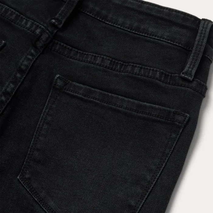 Denim Women Stetson 921 High Rise Flare Jeans Black