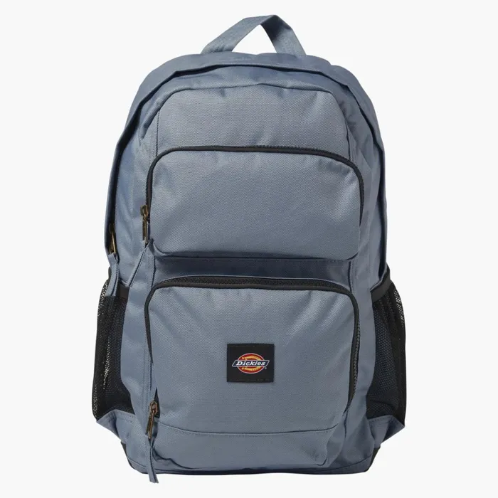 Dickies Backpacks and Bags Double Pocket Backpack Steel Blue Steel Blue su 8211 Men Dickies Backpacks and Bags Double Pocket Backpack Steel Blue Steel Blue su 8211 Men