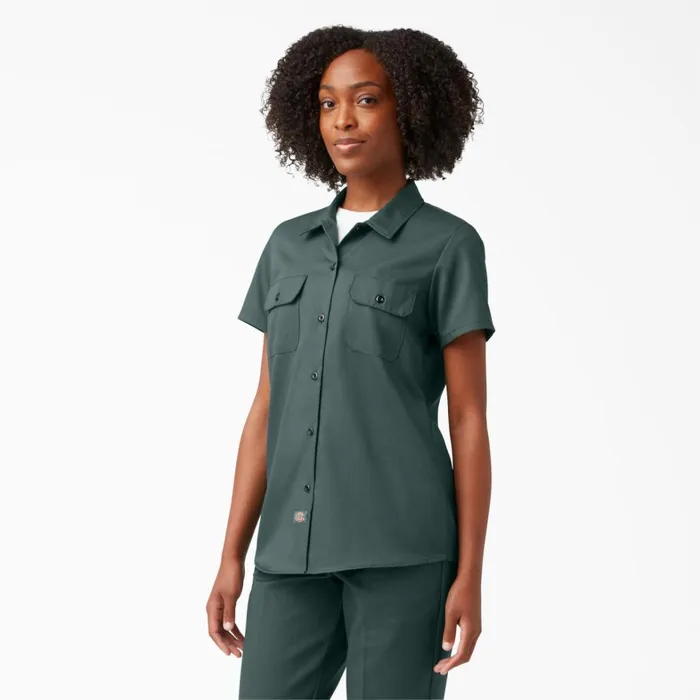 Dickies Button Up Women039s 574 Original Work Shirt Lincoln Green Lincoln Green lso 8211 Women Dickies Button Up Women039s 574 Original Work Shirt Lincoln Green Lincoln Green lso 8211 Women