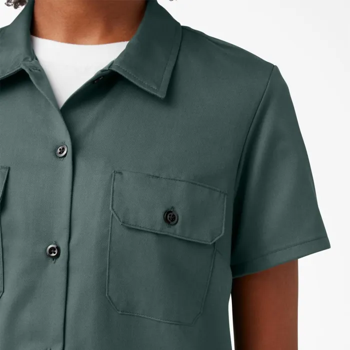 Dickies Button Up Women039s 574 Original Work Shirt Lincoln Green Lincoln Green lso 8211 Women Dickies Button Up Women039s 574 Original Work Shirt Lincoln Green Lincoln Green lso 8211 Women