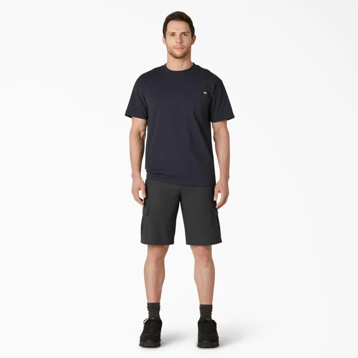 Dickies Cargo FLEX Cooling Active Waist Regular Fit Cargo Shorts 11034 Black Black bk 8211 Men Dickies Cargo FLEX Cooling Active Waist Regular Fit Cargo Shorts 11034 Black Black bk 8211 Men