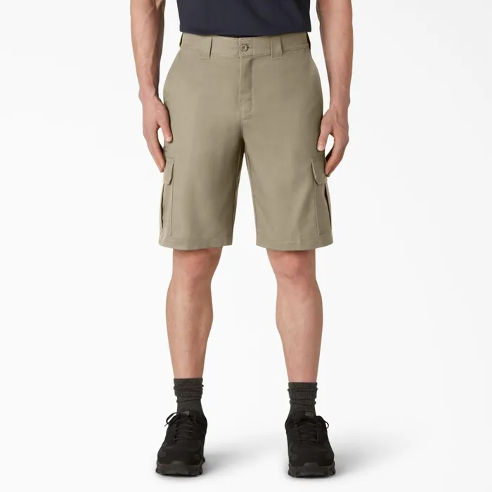 Dickies Cargo FLEX Cooling Active Waist Regular Fit Cargo Shorts 11034 Desert Sand Desert Sand ds 8211 Men Dickies Cargo FLEX Cooling Active Waist Regular Fit Cargo Shorts 11034 Desert Sand Desert Sand ds 8211 Men
