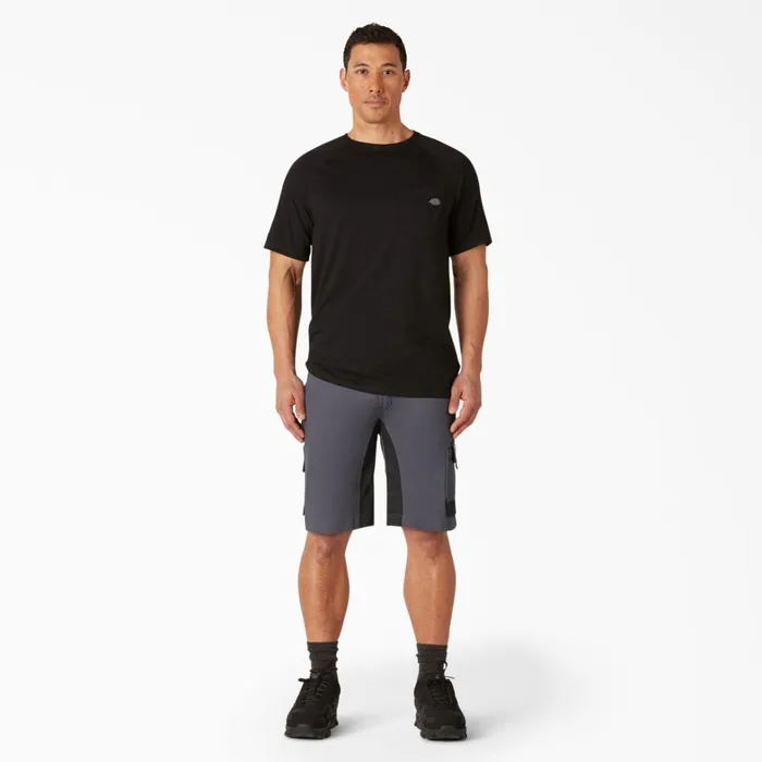 Dickies Cargo FLEX Performance Workwear GDT Cargo Shorts 11034 Grey Black Grey Black ueb 8211 Men Dickies Cargo FLEX Performance Workwear GDT Cargo Shorts 11034 Grey Black Grey Black ueb 8211 Men