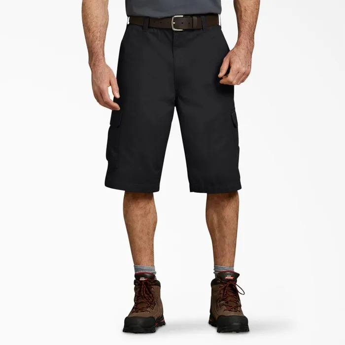Dickies Cargo Loose Fit Work Shorts 13034 Rinsed Black Rinsed Black rbk 8211 Men Dickies Cargo Loose Fit Work Shorts 13034 Rinsed Black Rinsed Black rbk 8211 Men