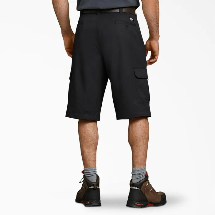 Dickies Cargo Loose Fit Work Shorts 13034 Rinsed Black Rinsed Black rbk 8211 Men