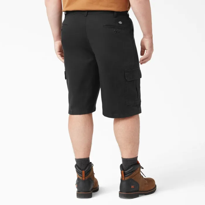 Dickies Cargo Loose Fit Work Shorts 13034 Rinsed Black Rinsed Black rbk 8211 Men