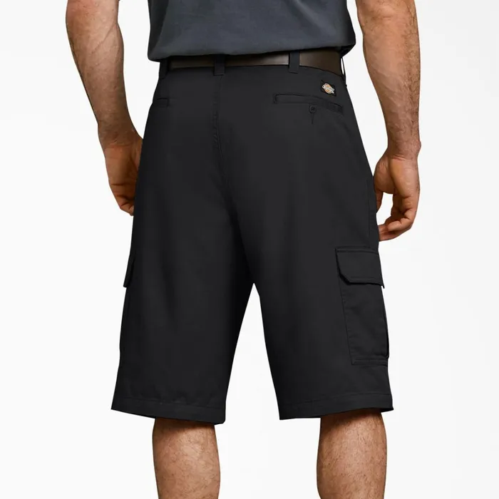 Dickies Cargo Loose Fit Work Shorts 13034 Rinsed Black Rinsed Black rbk 8211 Men