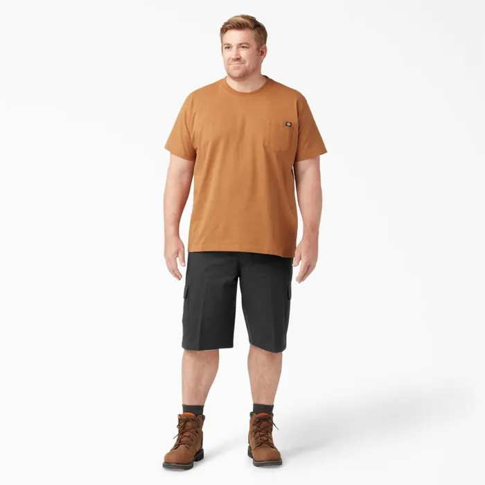 Dickies Cargo Loose Fit Work Shorts 13034 Rinsed Black Rinsed Black rbk 8211 Men