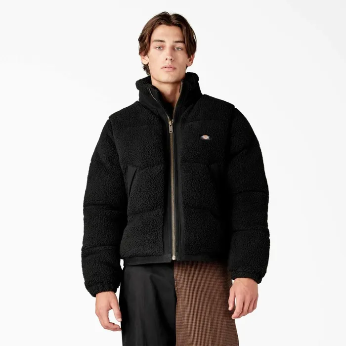 Dickies Coats and Jackets Mount Hope Puffer Jacket Black Black kbk 8211 Men