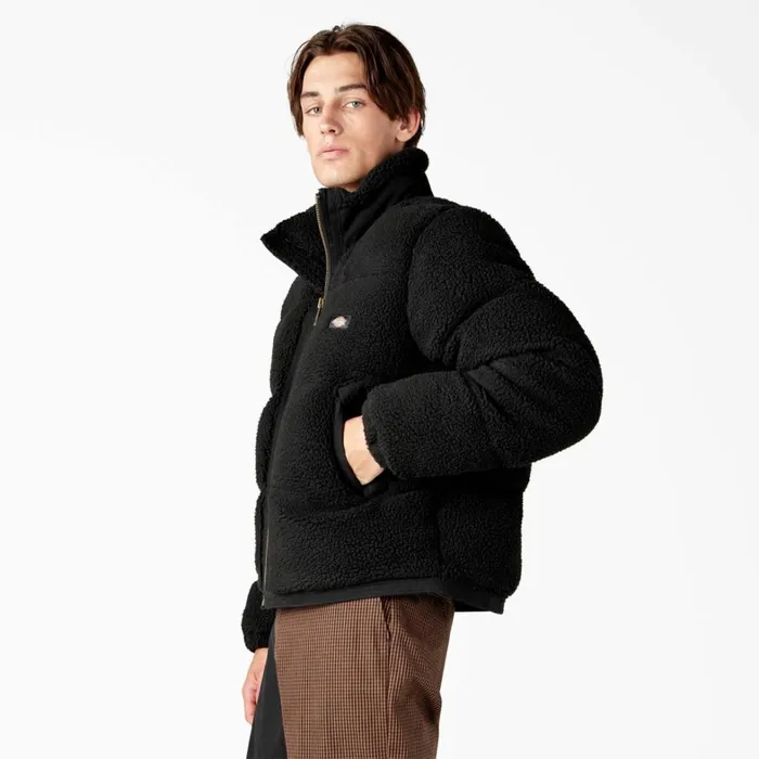 Dickies Coats and Jackets Mount Hope Puffer Jacket Black Black kbk 8211 Men