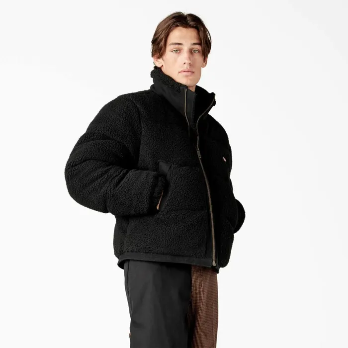 Dickies Coats and Jackets Mount Hope Puffer Jacket Black Black kbk 8211 Men