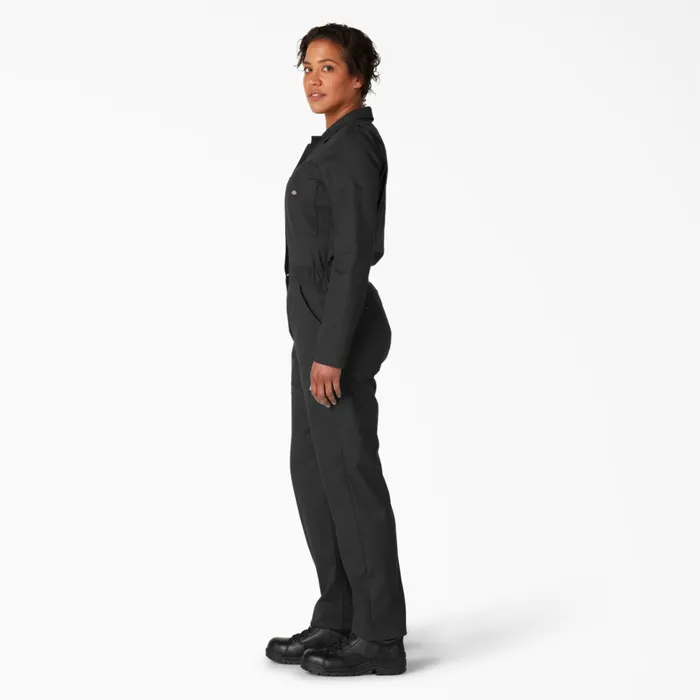 Dickies Coveralls Women039s Cooling Long Sleeve Coveralls Black Black bk 8211 Women