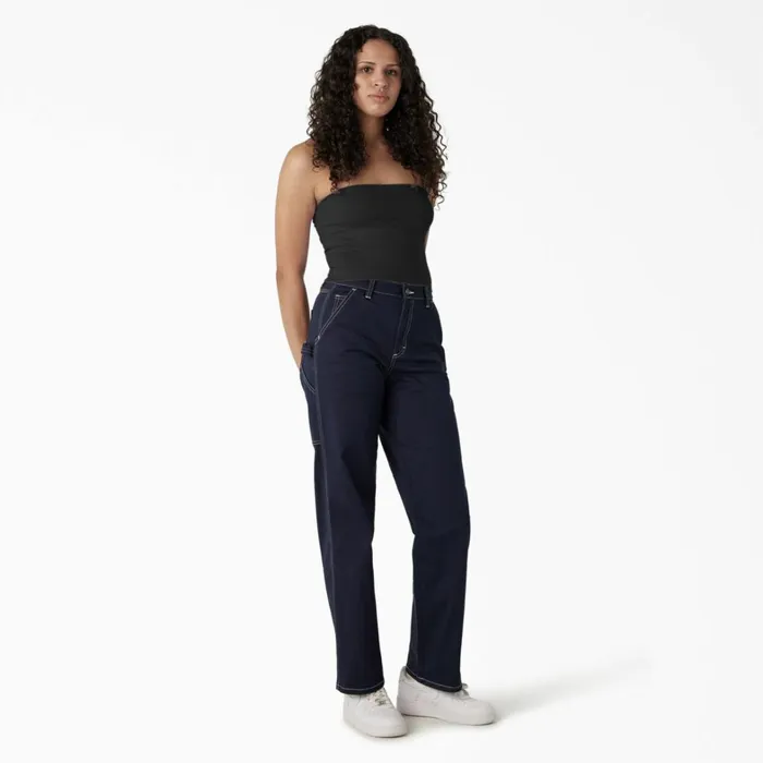 Dickies Cropped Tops Women039s Knit Tube Top Black Black kbk 8211 Women Dickies Cropped Tops Women039s Knit Tube Top Black Black kbk 8211 Women