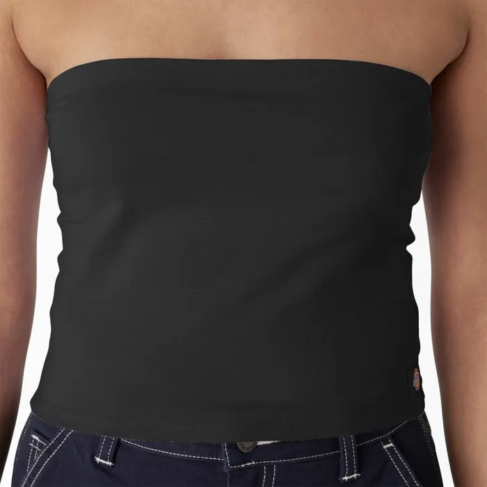 Dickies Cropped Tops Women039s Knit Tube Top Black Black kbk 8211 Women Dickies Cropped Tops Women039s Knit Tube Top Black Black kbk 8211 Women