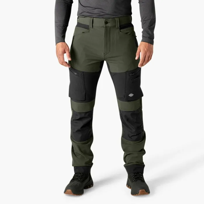 Dickies Double Knee FLEX Slim Fit Double Knee Tapered Pants MossBlack Mossblack cmb 8211 Men Dickies Double Knee FLEX Slim Fit Double Knee Tapered Pants MossBlack Mossblack cmb 8211 Men