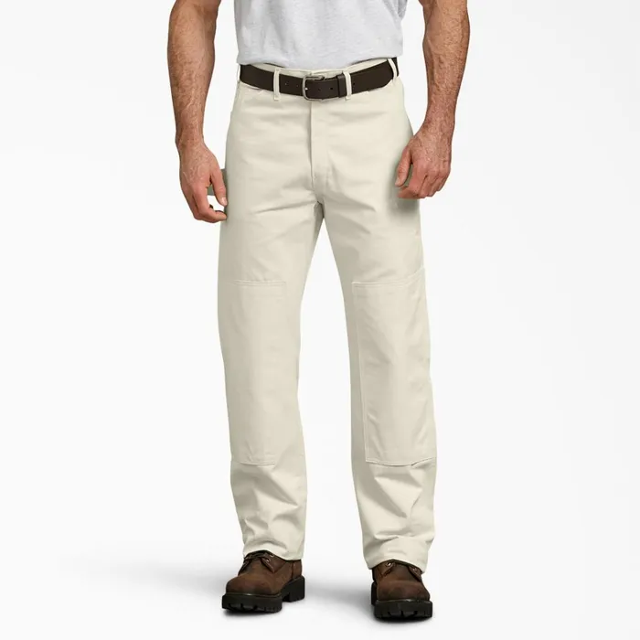 Dickies Double Knee Relaxed Fit Double Knee Carpenter Painter039s Pants Natural Beige Natural Beige nt 8211 Men Dickies Double Knee Relaxed Fit Double Knee Carpenter Painter039s Pants Natural Beige Natural Beige nt 8211 Men