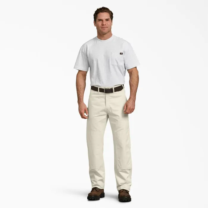 Dickies Double Knee Relaxed Fit Double Knee Carpenter Painter039s Pants Natural Beige Natural Beige nt 8211 Men Dickies Double Knee Relaxed Fit Double Knee Carpenter Painter039s Pants Natural Beige Natural Beige nt 8211 Men
