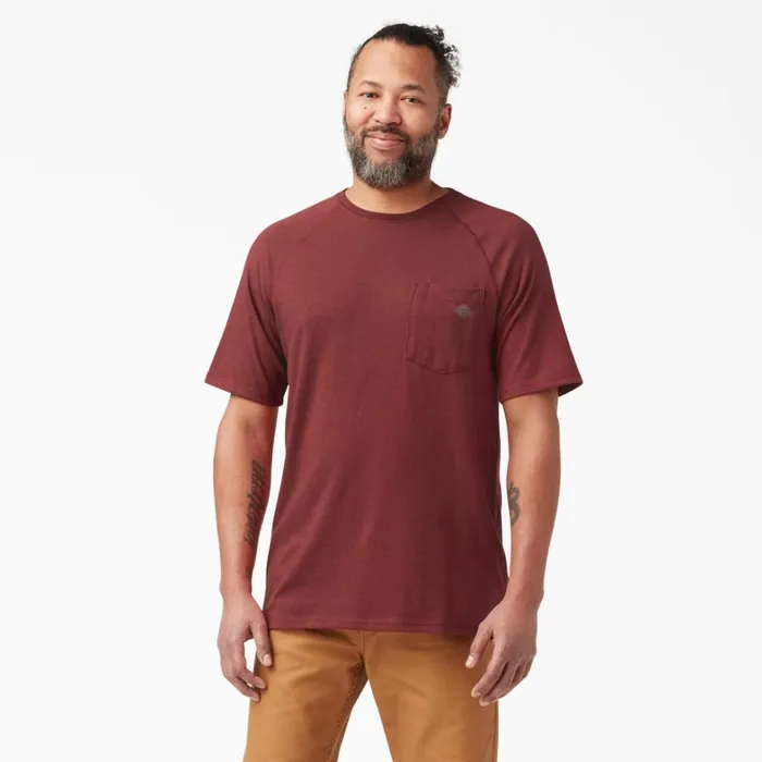 Dickies Hi Vis Cooling Short Sleeve Pocket TShirt Cane Red Cane Red cn 8211 Men Dickies Hi Vis Cooling Short Sleeve Pocket TShirt Cane Red Cane Red cn 8211 Men