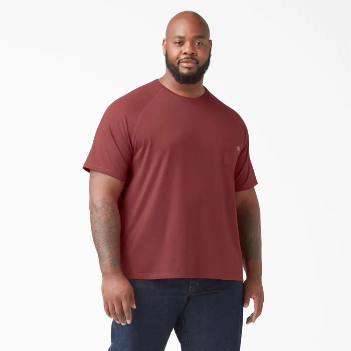 Dickies Hi Vis Cooling Short Sleeve Pocket TShirt Cane Red Cane Red cn 8211 Men Dickies Hi Vis Cooling Short Sleeve Pocket TShirt Cane Red Cane Red cn 8211 Men