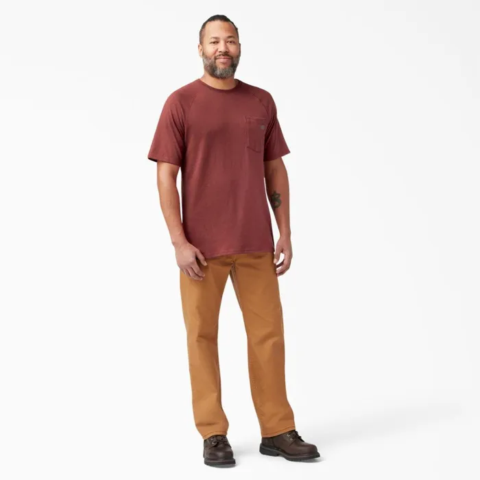 Dickies Hi Vis Cooling Short Sleeve Pocket TShirt Cane Red Cane Red cn 8211 Men Dickies Hi Vis Cooling Short Sleeve Pocket TShirt Cane Red Cane Red cn 8211 Men