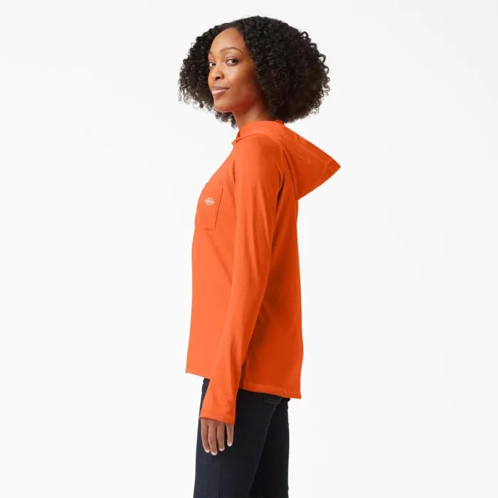 Dickies Hi Vis Women039s Cooling Performance Sun Shirt Bright Orange Bright Orange bod 8211 Women