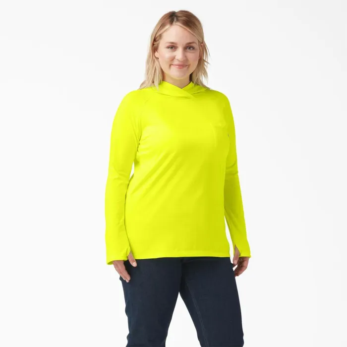 Dickies Hi Vis Women039s Plus Cooling Performance Sun Shirt Bright Yellow Bright Yellow bwd 8211 Women Dickies Hi Vis Women039s Plus Cooling Performance Sun Shirt Bright Yellow Bright Yellow bwd 8211 Women
