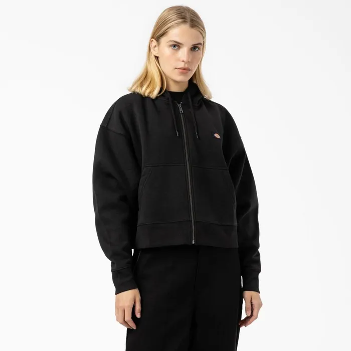 Dickies Hoodies and Sweatshirts Womens Oakport Zip Hoodie Black Black kbk 8211 Women Dickies Hoodies and Sweatshirts Womens Oakport Zip Hoodie Black Black kbk 8211 Women