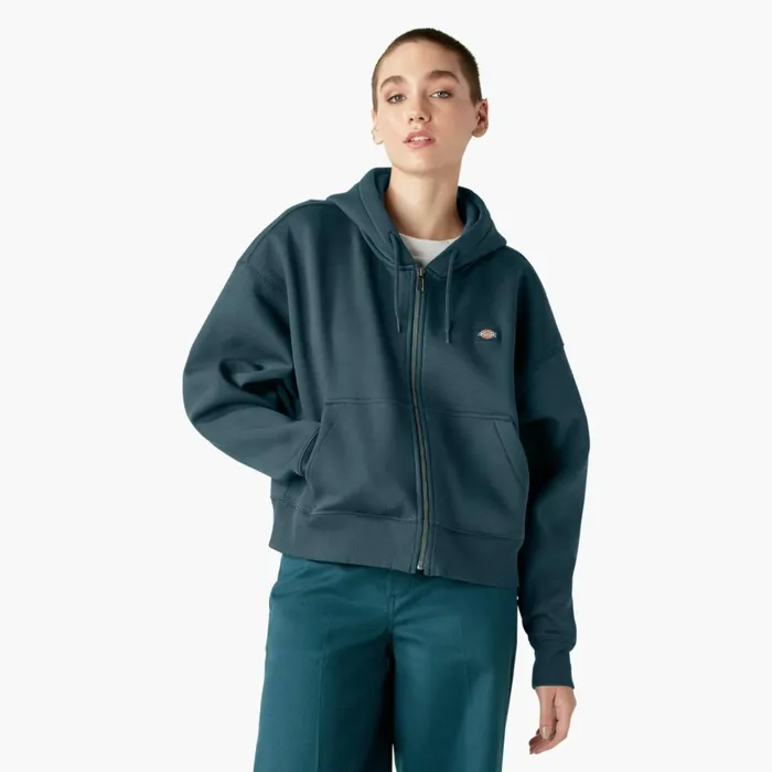 Dickies Hoodies and Sweatshirts Womens Oakport Zip Hoodie Reflecting Pond Reflecting Pond yt9 8211 Women Dickies Hoodies and Sweatshirts Womens Oakport Zip Hoodie Reflecting Pond Reflecting Pond yt9 8211 Women