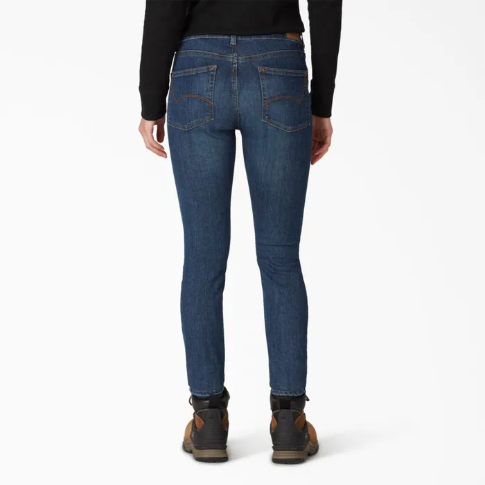 Dickies Jeans Women039s Perfect Shape Skinny Fit Jeans Stonewashed Indigo Blue Stonewashed Indigo Blue snb 8211 Women