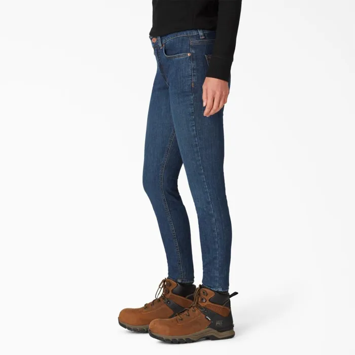 Dickies Jeans Women039s Perfect Shape Skinny Fit Jeans Stonewashed Indigo Blue Stonewashed Indigo Blue snb 8211 Women