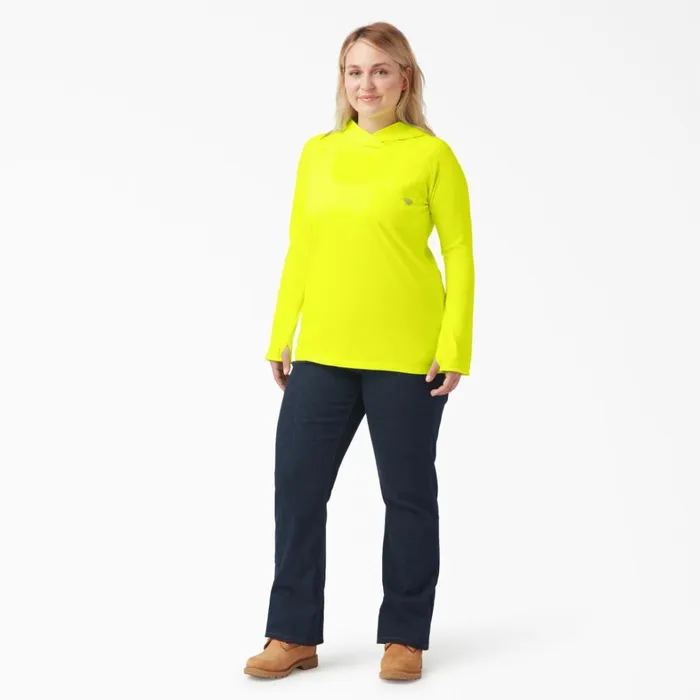 Dickies Long Sleeve TShirts Women039s Plus Cooling Performance Sun Shirt Bright Yellow Bright Yellow bwd 8211 Women Dickies Long Sleeve TShirts Women039s Plus Cooling Performance Sun Shirt Bright Yellow Bright Yellow bwd 8211 Women