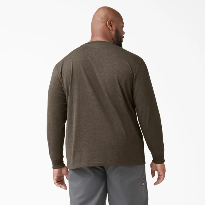 Dickies Long Sleeve Work Shirts Heavyweight Heathered Long Sleeve Pocket TShirt Chocolate Heather Chocolate Heather cth 8211 Men Dickies Long Sleeve Work Shirts Heavyweight Heathered Long Sleeve Pocket TShirt Chocolate Heather Chocolate Heather cth 8211 Men