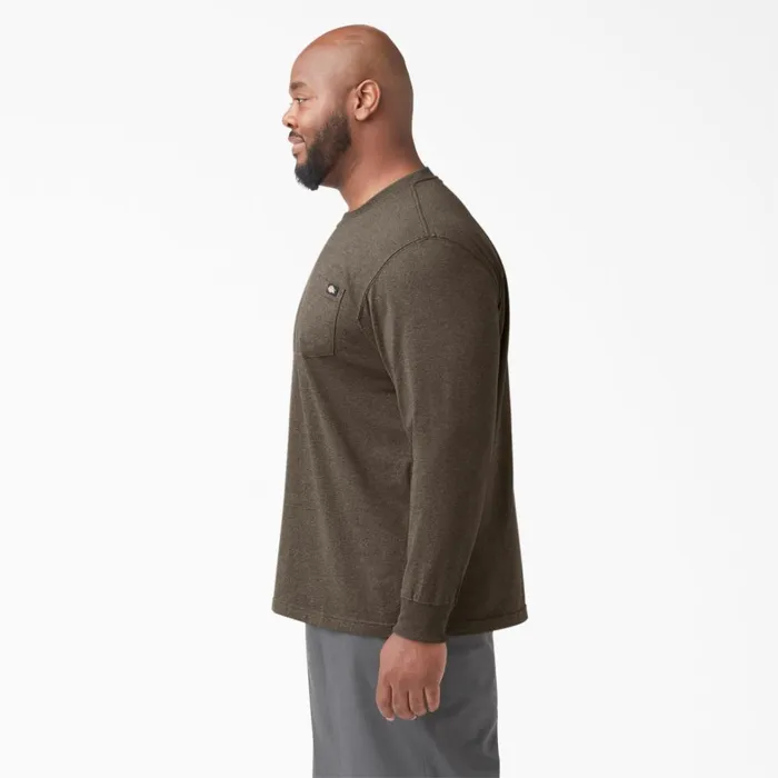 Dickies Long Sleeve Work Shirts Heavyweight Heathered Long Sleeve Pocket TShirt Chocolate Heather Chocolate Heather cth 8211 Men Dickies Long Sleeve Work Shirts Heavyweight Heathered Long Sleeve Pocket TShirt Chocolate Heather Chocolate Heather cth 8211 Men