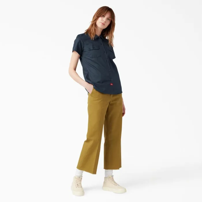 Dickies Painters Women039s 574 Original Work Shirt Dark Navy Dark Navy asn 8211 Women