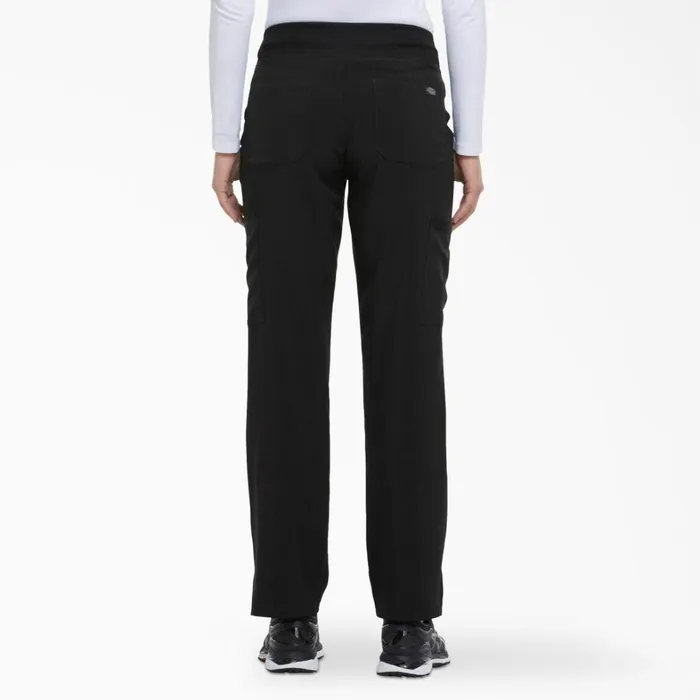 Dickies Scrubs Women039s EDS Essentials Tapered Leg Cargo Scrub Pants Black Black blk 8211 Women