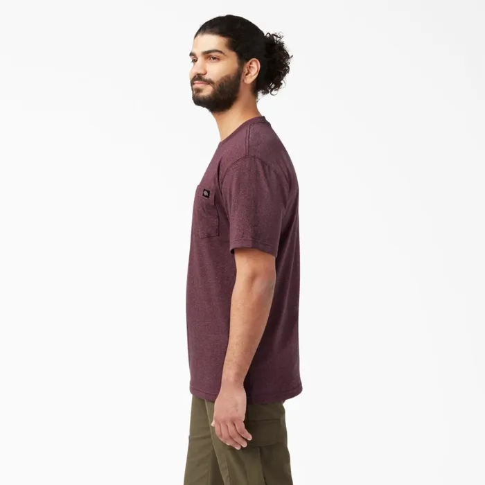 Dickies TShirts Heavyweight Heathered Short Sleeve Pocket TShirt Burgundy Burgundy byd 8211 Men Dickies TShirts Heavyweight Heathered Short Sleeve Pocket TShirt Burgundy Burgundy byd 8211 Men