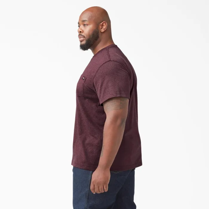 Dickies TShirts Heavyweight Heathered Short Sleeve Pocket TShirt Burgundy Burgundy byd 8211 Men Dickies TShirts Heavyweight Heathered Short Sleeve Pocket TShirt Burgundy Burgundy byd 8211 Men
