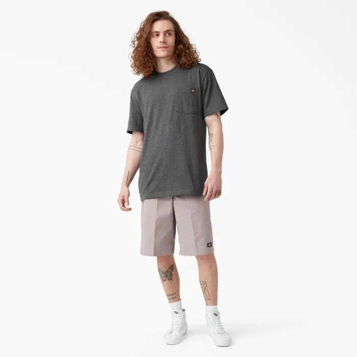 Dickies TShirts Heavyweight Heathered Short Sleeve Pocket TShirt Charcoal Gray Heather Charcoal Gray Heather cgh 8211 Men Dickies TShirts Heavyweight Heathered Short Sleeve Pocket TShirt Charcoal Gray Heather Charcoal Gray Heather cgh 8211 Men