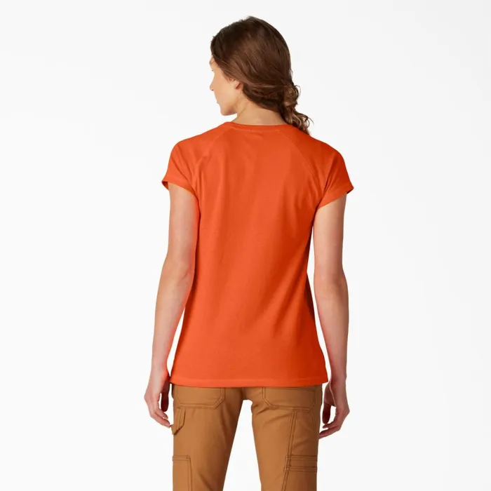 Dickies TShirts Women039s Cooling Short Sleeve Pocket TShirt Bright Orange Bright Orange bod 8211 Women Dickies TShirts Women039s Cooling Short Sleeve Pocket TShirt Bright Orange Bright Orange bod 8211 Women
