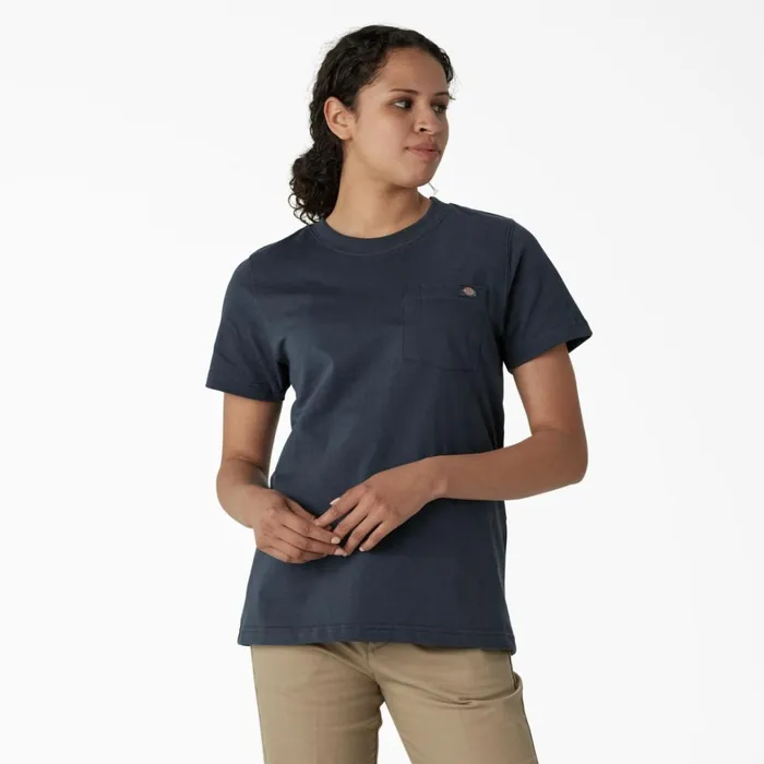 Dickies TShirts Women039s Heavyweight Short Sleeve Pocket TShirt Airforce Blue Airforce Blue af 8211 Women Dickies TShirts Women039s Heavyweight Short Sleeve Pocket TShirt Airforce Blue Airforce Blue af 8211 Women
