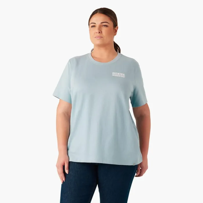 Dickies Tops Women039s Plus Heavyweight Workwear Graphic TShirt Dockside Blue Dockside Blue du1 8211 Women Dickies Tops Women039s Plus Heavyweight Workwear Graphic TShirt Dockside Blue Dockside Blue du1 8211 Women