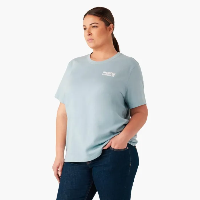 Dickies Tops Women039s Plus Heavyweight Workwear Graphic TShirt Dockside Blue Dockside Blue du1 8211 Women Dickies Tops Women039s Plus Heavyweight Workwear Graphic TShirt Dockside Blue Dockside Blue du1 8211 Women