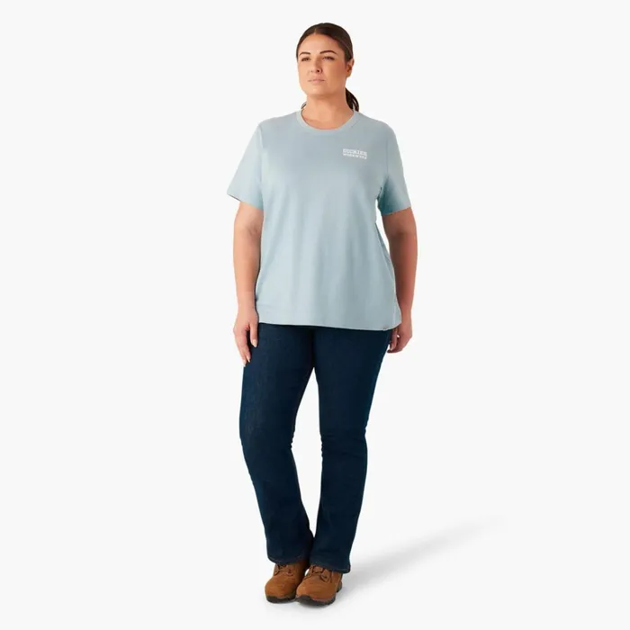 Dickies Tops Women039s Plus Heavyweight Workwear Graphic TShirt Dockside Blue Dockside Blue du1 8211 Women Dickies Tops Women039s Plus Heavyweight Workwear Graphic TShirt Dockside Blue Dockside Blue du1 8211 Women