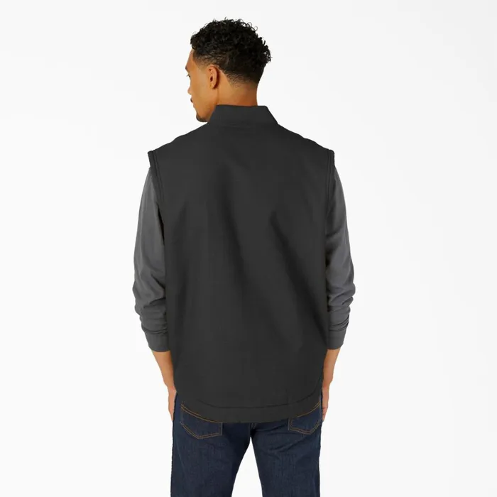 Dickies Vests High Pile Fleece Lined Duck Vest Rinsed Black Rinsed Black rbk 8211 Men Dickies Vests High Pile Fleece Lined Duck Vest Rinsed Black Rinsed Black rbk 8211 Men