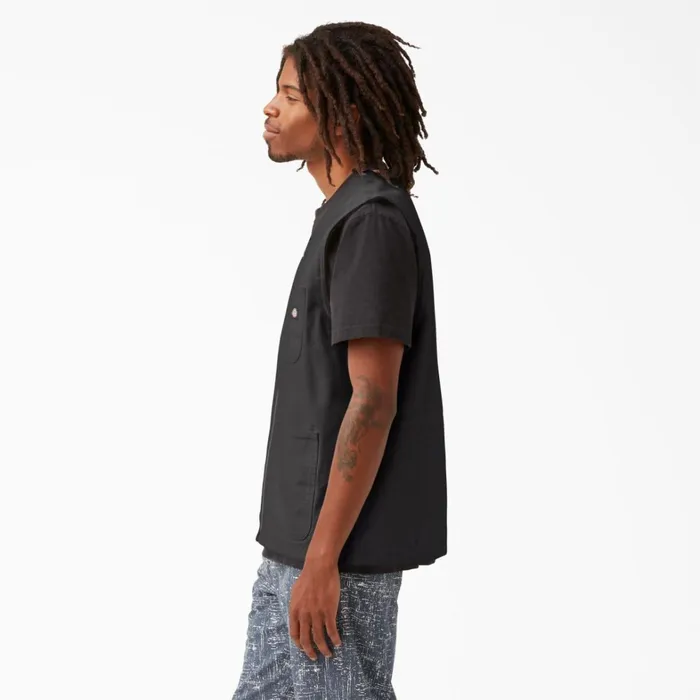 Dickies Vests Stonewashed Duck Carpenter Vest Stonewashed Black Stonewashed Black sbk 8211 Men Dickies Vests Stonewashed Duck Carpenter Vest Stonewashed Black Stonewashed Black sbk 8211 Men