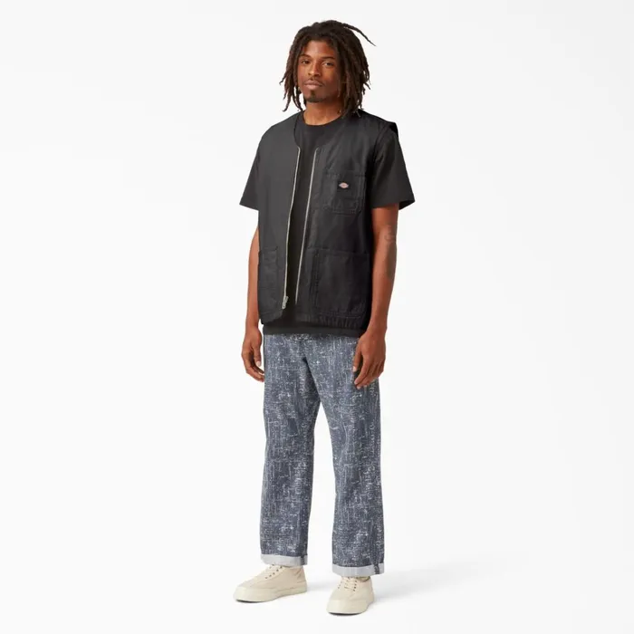 Dickies Vests Stonewashed Duck Carpenter Vest Stonewashed Black Stonewashed Black sbk 8211 Men Dickies Vests Stonewashed Duck Carpenter Vest Stonewashed Black Stonewashed Black sbk 8211 Men