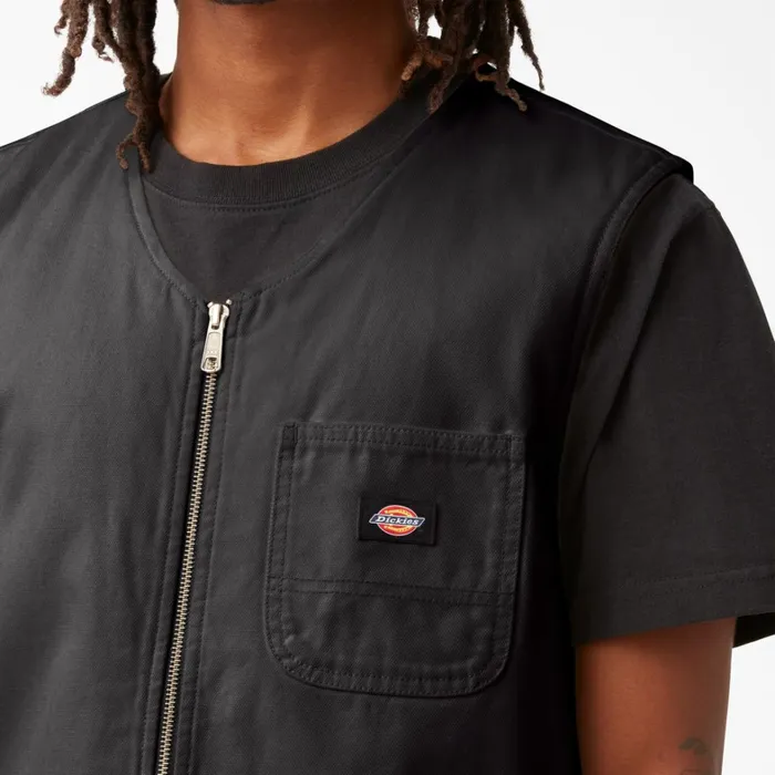 Dickies Vests Stonewashed Duck Carpenter Vest Stonewashed Black Stonewashed Black sbk 8211 Men Dickies Vests Stonewashed Duck Carpenter Vest Stonewashed Black Stonewashed Black sbk 8211 Men