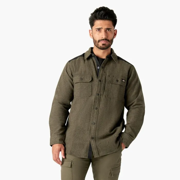 Dickies Work Shirts Heavyweight Brawny Flannel Shirt Military Green W Black Military Green W Black c1l 8211 Men Dickies Work Shirts Heavyweight Brawny Flannel Shirt Military Green W Black Military Green W Black c1l 8211 Men