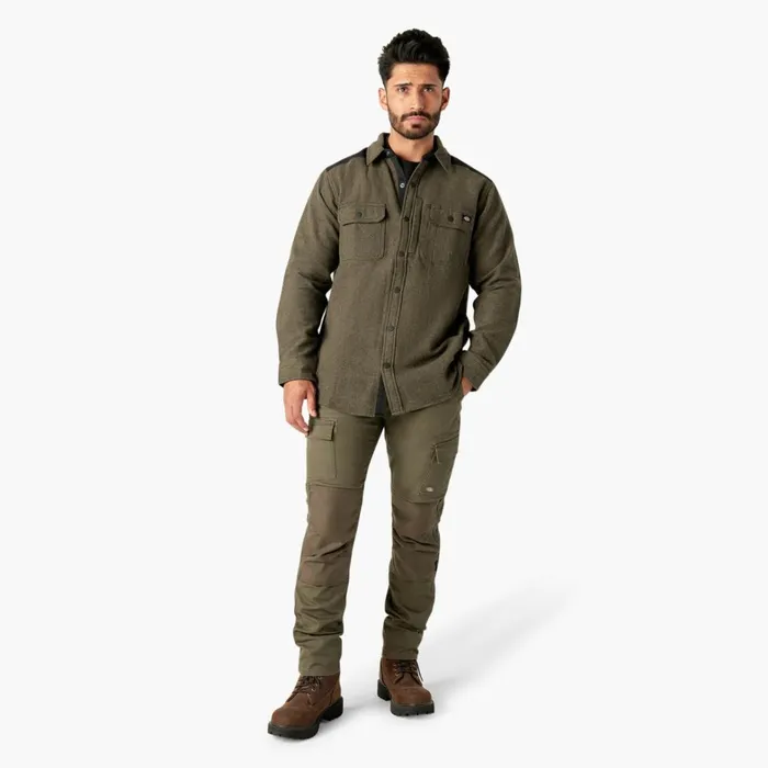 Dickies Work Shirts Heavyweight Brawny Flannel Shirt Military Green W Black Military Green W Black c1l 8211 Men Dickies Work Shirts Heavyweight Brawny Flannel Shirt Military Green W Black Military Green W Black c1l 8211 Men